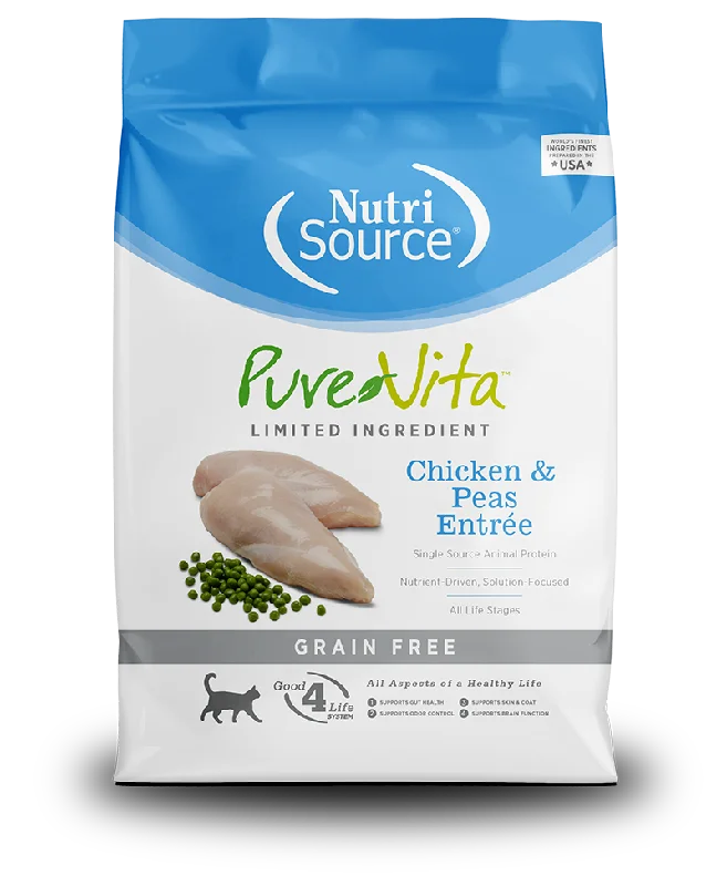 PureVita Dry Cat Food Grain-Free Chicken & Peas Entrée