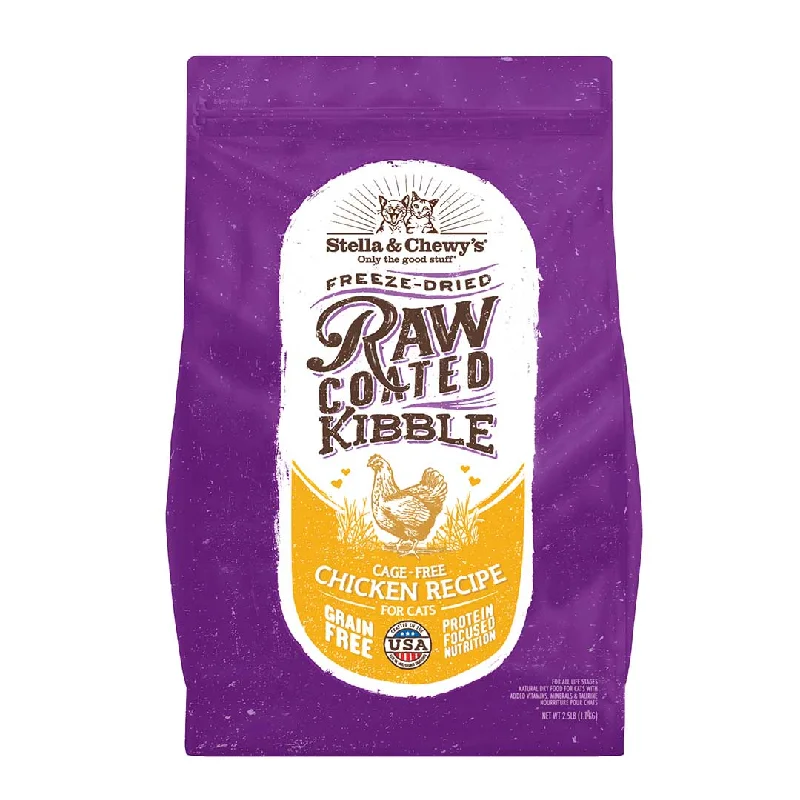 Stella & Chewy's Dry Cat Food Raw Coated Cage Free Chicken Recipe