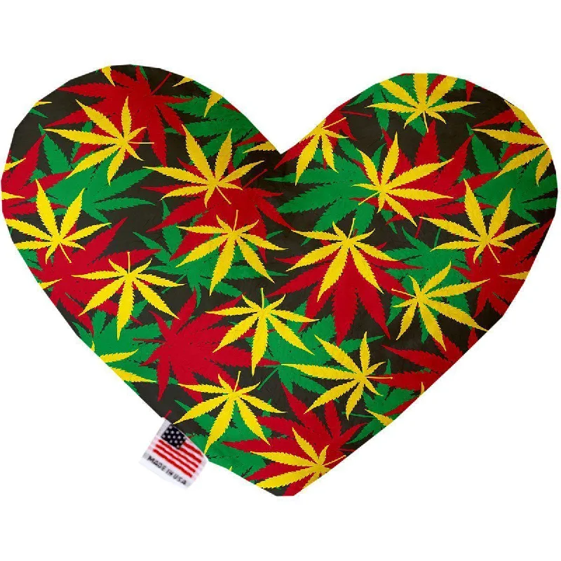 Heart Dog Toy Stuffing Free Rasta Mary Jane