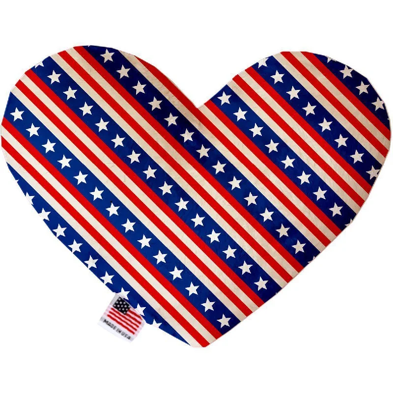 Heart Dog Toy Stuffing Free Stars And Stripes