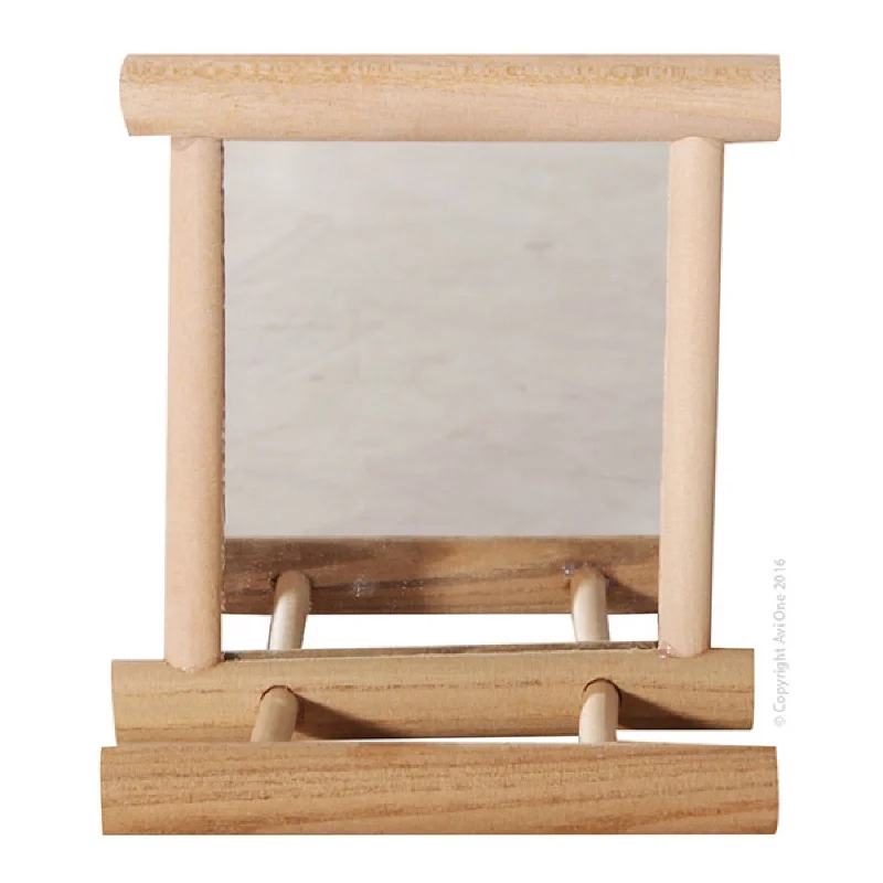 AVI ONE WOOD FRAME MIRROR