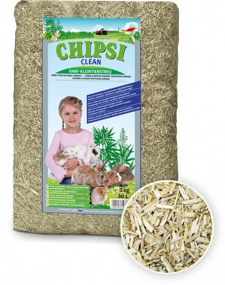 CHIPSI Clean Aşternut pentru rozătoare, păsări şi reptile 30L/3kg