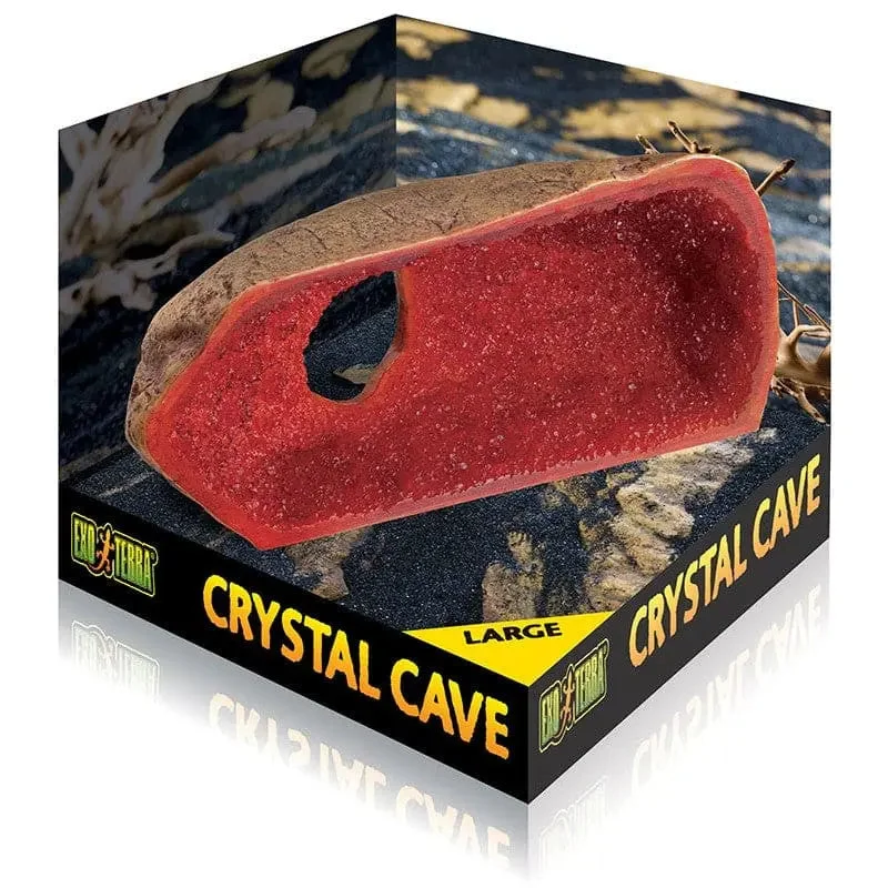 Exo Terra Crystal Cave for Reptiles and Amphibians, Decorative Terrarium Hideout