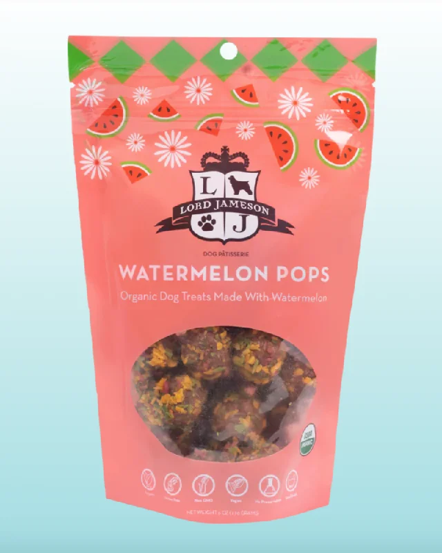 Watermelon Pops Organic Dog Treats