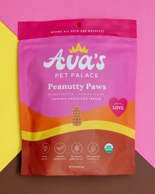 Peanutty Paws Organic Baked Dog Treats