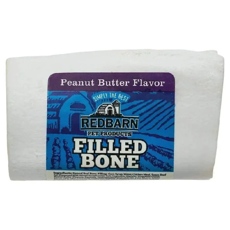 Redbarn Pet Products Filled Bone Peanut Butter Dog Treat