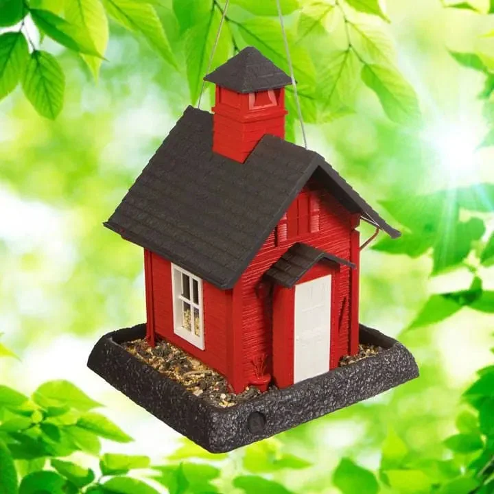 School House Birdfeeder