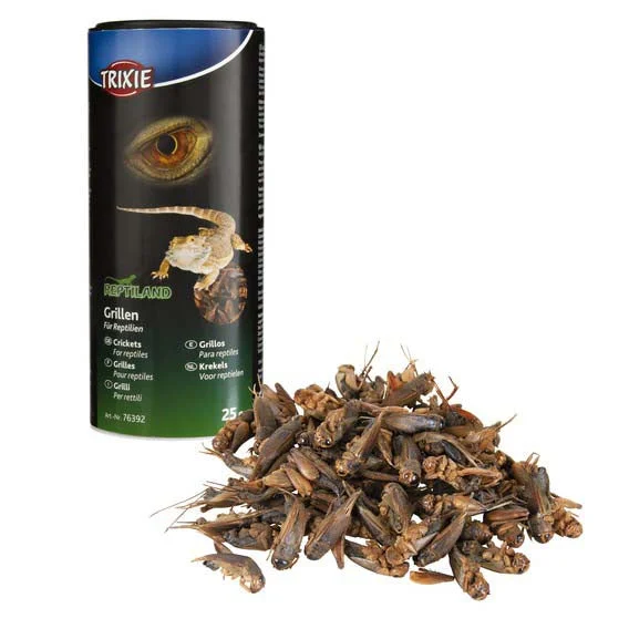 TRIXIE Reptiland Crickets sušeni crvrčci za gmazove i male životinje 250 ml/25g